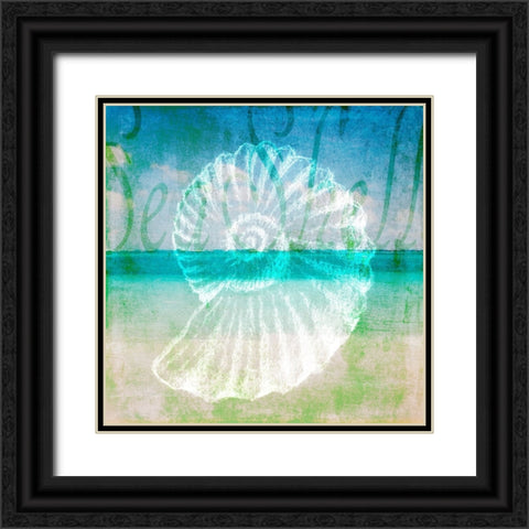 Sea 5 Black Ornate Wood Framed Art Print with Double Matting by LightBoxJournal