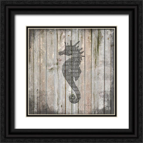 Country Sea V3 1 Black Ornate Wood Framed Art Print with Double Matting by LightBoxJournal