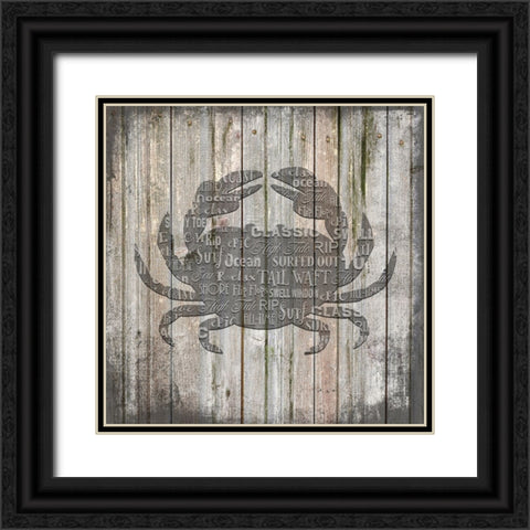 Country Sea V3 2 Black Ornate Wood Framed Art Print with Double Matting by LightBoxJournal