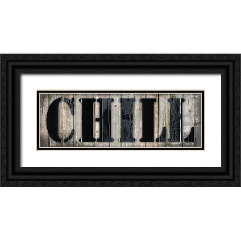 Country Sign 1 Black Ornate Wood Framed Art Print with Double Matting by LightBoxJournal