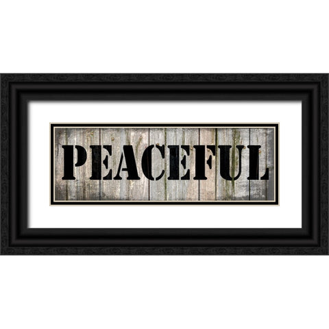 Country Sign 2 Black Ornate Wood Framed Art Print with Double Matting by LightBoxJournal