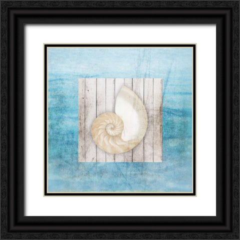Framed Gypsy Sea V2 3 Black Ornate Wood Framed Art Print with Double Matting by LightBoxJournal