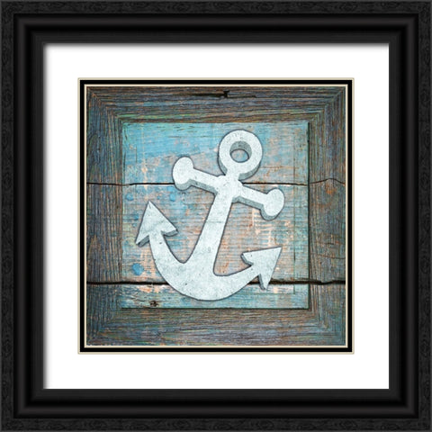 Gypsy Sea Blue Framed 1 Black Ornate Wood Framed Art Print with Double Matting by LightBoxJournal