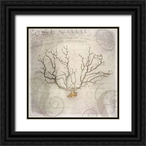 Gypsy Sea Love Letter 2 Black Ornate Wood Framed Art Print with Double Matting by LightBoxJournal