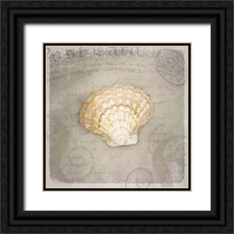 Gypsy Sea Love Letter Black Ornate Wood Framed Art Print with Double Matting by LightBoxJournal