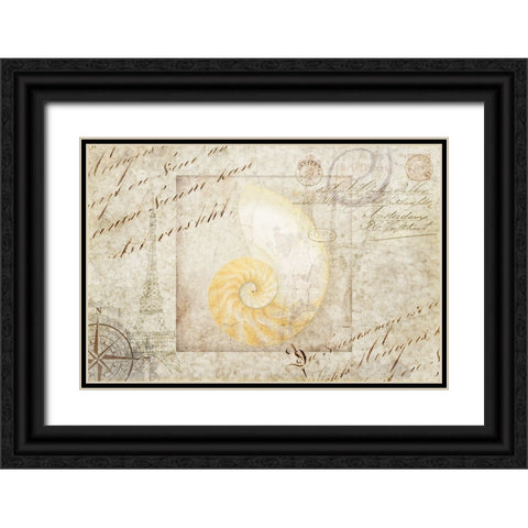 Gypsy Sea Returning Home V2 Black Ornate Wood Framed Art Print with Double Matting by LightBoxJournal
