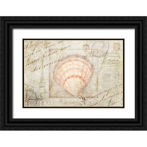 Gypsy Sea Returning Home V4 Black Ornate Wood Framed Art Print with Double Matting by LightBoxJournal