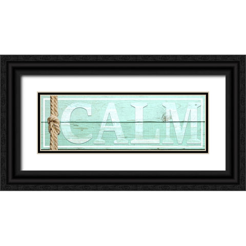 Gypsy Sea Sign V1 2 Black Ornate Wood Framed Art Print with Double Matting by LightBoxJournal