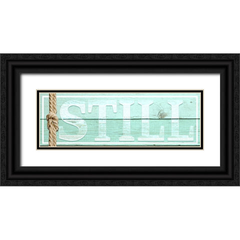 Gypsy Sea Sign V1 5 Black Ornate Wood Framed Art Print with Double Matting by LightBoxJournal