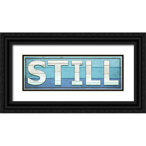 Gypsy Sea Sign V2 4 Black Ornate Wood Framed Art Print with Double Matting by LightBoxJournal