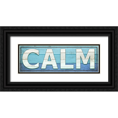 Gypsy Sea Sign V2 5 Black Ornate Wood Framed Art Print with Double Matting by LightBoxJournal