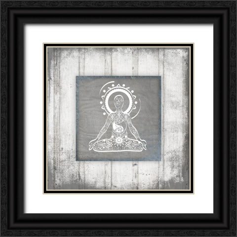 GypsyYoga V1 3 Black Ornate Wood Framed Art Print with Double Matting by LightBoxJournal