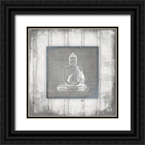 GypsyYoga V3 Black Ornate Wood Framed Art Print with Double Matting by LightBoxJournal