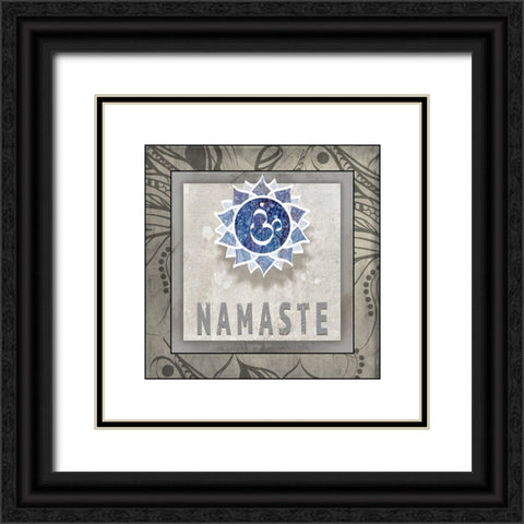 Namaste_Symbol 7_1 Black Ornate Wood Framed Art Print with Double Matting by LightBoxJournal