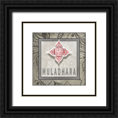 Muladhara_Symbol 7 Black Ornate Wood Framed Art Print with Double Matting by LightBoxJournal