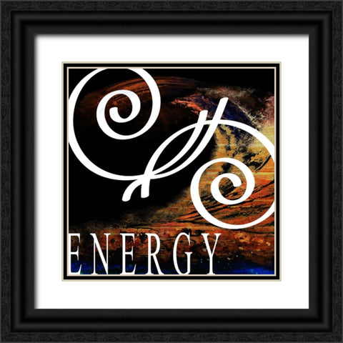 YogaVibes V1 Black Ornate Wood Framed Art Print with Double Matting by LightBoxJournal