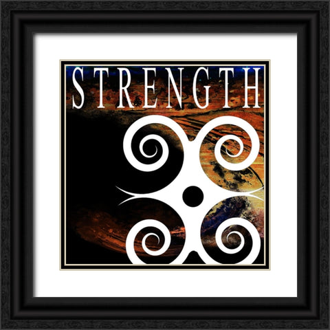 YogaVibes V3 Black Ornate Wood Framed Art Print with Double Matting by LightBoxJournal