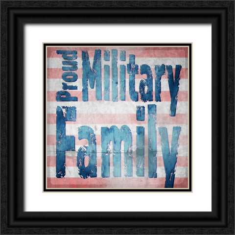 American Born Free Sign Collection 5 Black Ornate Wood Framed Art Print with Double Matting by LightBoxJournal