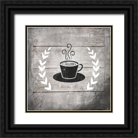 FarmFreshRiseWithTheChickens V7 Black Ornate Wood Framed Art Print with Double Matting by LightBoxJournal