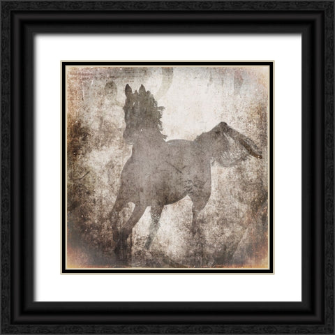 GypsyHorse Collection V2 6 Black Ornate Wood Framed Art Print with Double Matting by LightBoxJournal