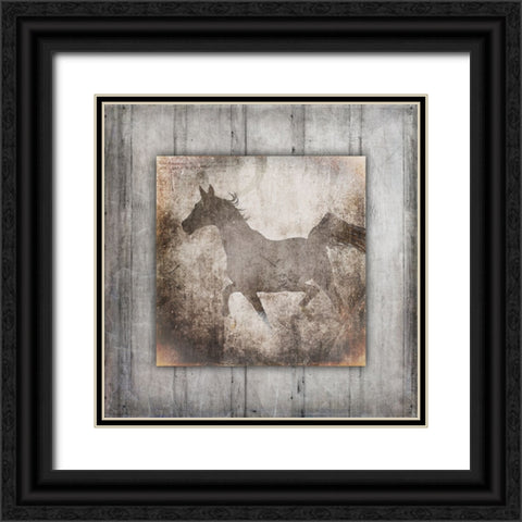 GypsyHorse Collection V2 11 Black Ornate Wood Framed Art Print with Double Matting by LightBoxJournal
