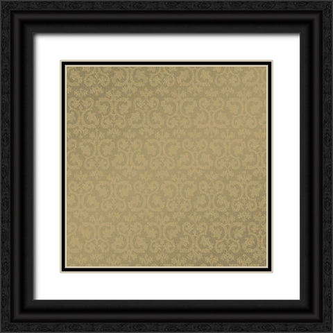 GypsyHorse CollectionSurfacePattern V1 8 Black Ornate Wood Framed Art Print with Double Matting by LightBoxJournal