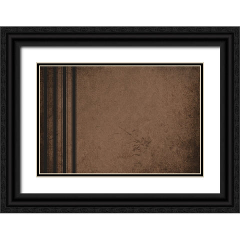 GypsyHorse CollectionSurfacePattern V1 10 Black Ornate Wood Framed Art Print with Double Matting by LightBoxJournal