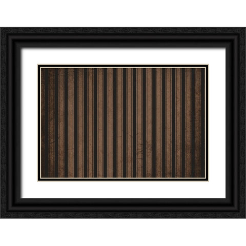 GypsyHorse CollectionSurfacePattern V1 11 Black Ornate Wood Framed Art Print with Double Matting by LightBoxJournal