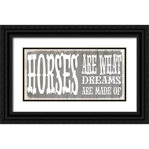 GypsyHorse CollectionSurfacePattern V4 13 Black Ornate Wood Framed Art Print with Double Matting by LightBoxJournal