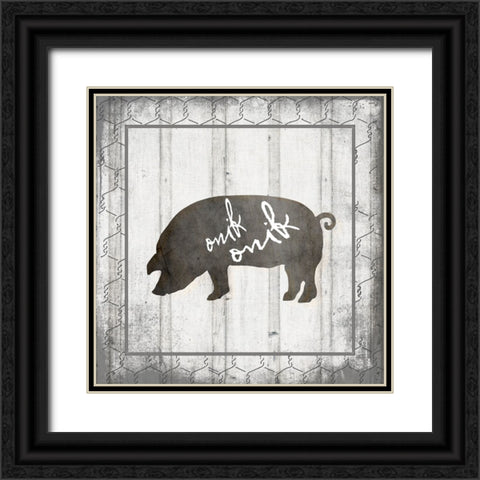 MyFarmMyWay V5 1 Black Ornate Wood Framed Art Print with Double Matting by LightBoxJournal