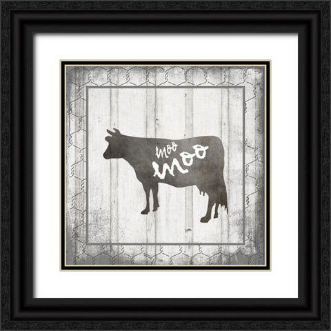 MyFarmMyWay V5 3 Black Ornate Wood Framed Art Print with Double Matting by LightBoxJournal