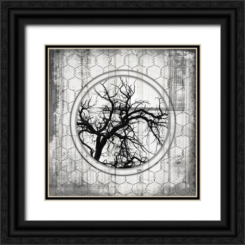 MyFarmMyWay V8 V2 Black Ornate Wood Framed Art Print with Double Matting by LightBoxJournal