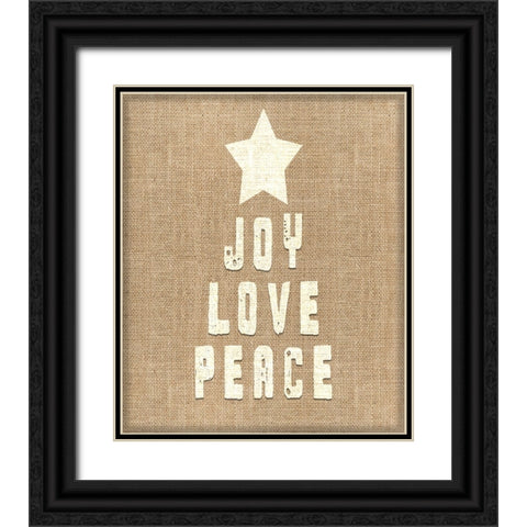 Personalized Christmas Sign V33 V2 Black Ornate Wood Framed Art Print with Double Matting by LightBoxJournal