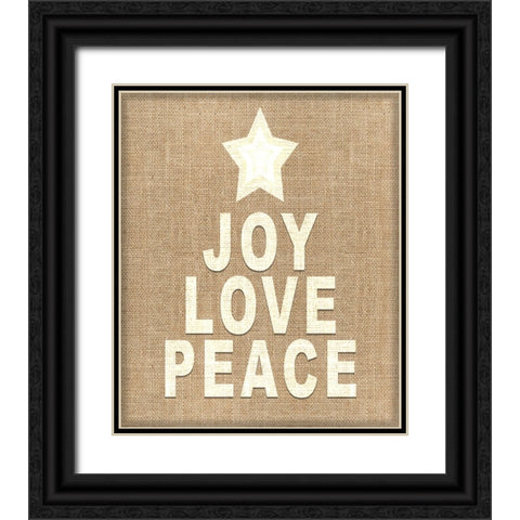 Personalized Christmas Sign V33 V3 Black Ornate Wood Framed Art Print with Double Matting by LightBoxJournal