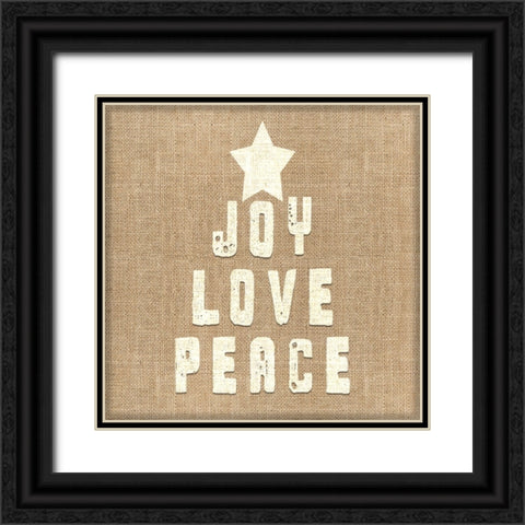 Personalized Christmas Sign V33 V4 Black Ornate Wood Framed Art Print with Double Matting by LightBoxJournal