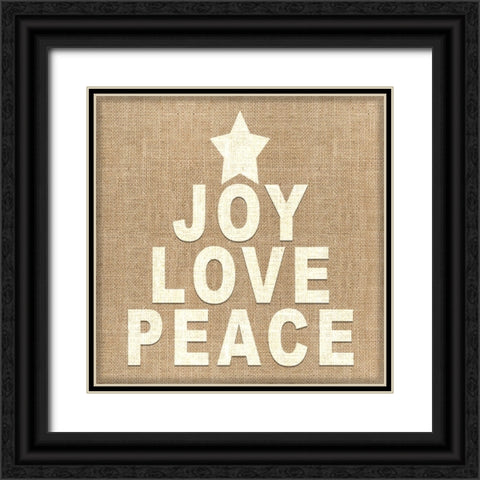 Personalized Christmas Sign V33 V5 Black Ornate Wood Framed Art Print with Double Matting by LightBoxJournal