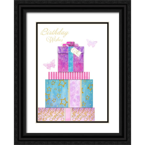 Card Design 1_A Black Ornate Wood Framed Art Print with Double Matting by LightBoxJournal