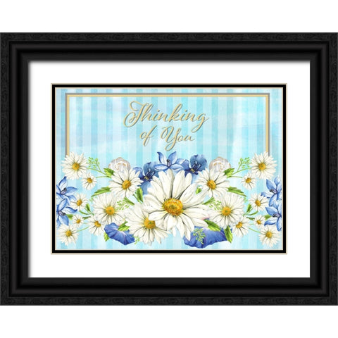 Card Design 2B_1 Black Ornate Wood Framed Art Print with Double Matting by LightBoxJournal