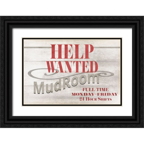 Mudroom 18 Black Ornate Wood Framed Art Print with Double Matting by LightBoxJournal