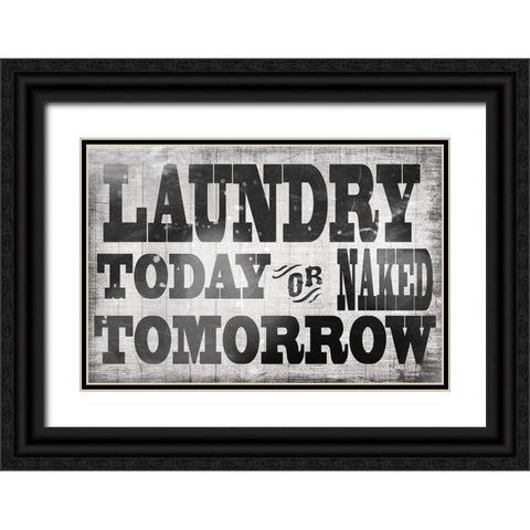 Mudroom 33 Black Ornate Wood Framed Art Print with Double Matting by LightBoxJournal