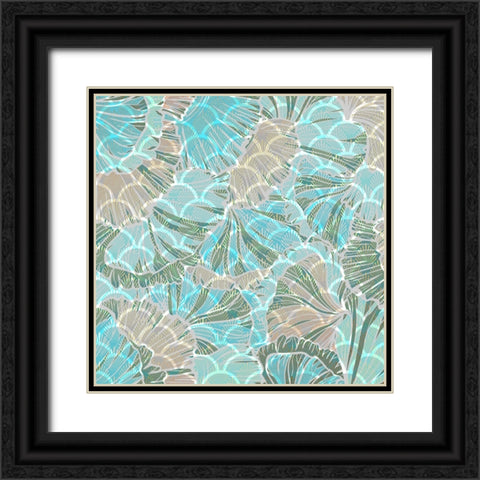 Sailor Away_Surface Pattern 2 Black Ornate Wood Framed Art Print with Double Matting by LightBoxJournal