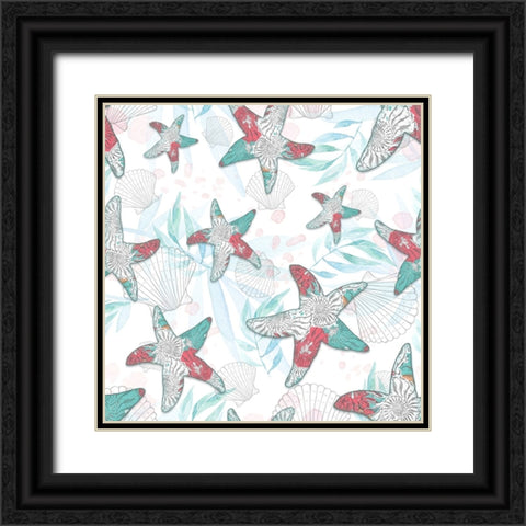 Sea Side BoHo Wrap Around 2 Black Ornate Wood Framed Art Print with Double Matting by LightBoxJournal