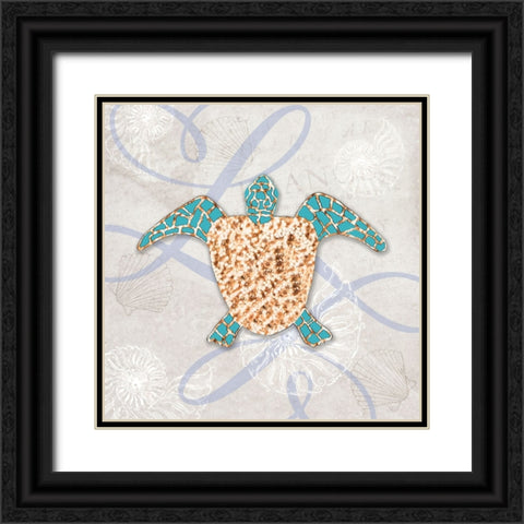 Sea Side Gypsy V3 Black Ornate Wood Framed Art Print with Double Matting by LightBoxJournal