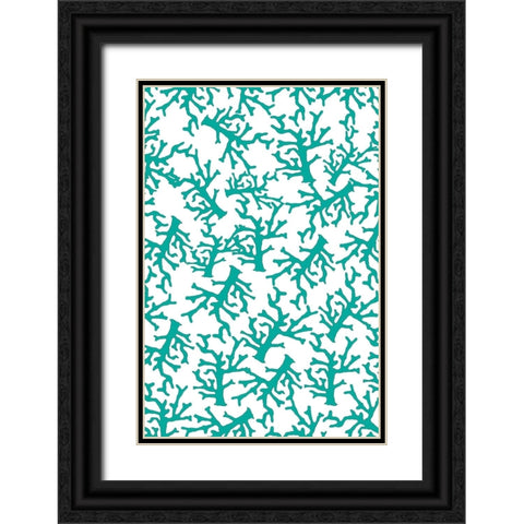 Sea Side Gypsy_Pattern 1 Black Ornate Wood Framed Art Print with Double Matting by LightBoxJournal