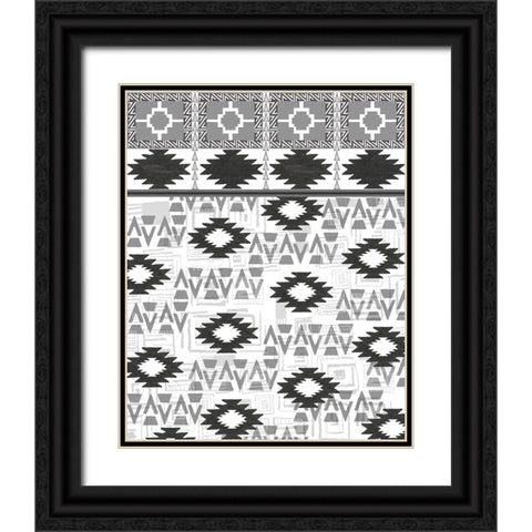 SouthWest Style 1 Black Ornate Wood Framed Art Print with Double Matting by LightBoxJournal