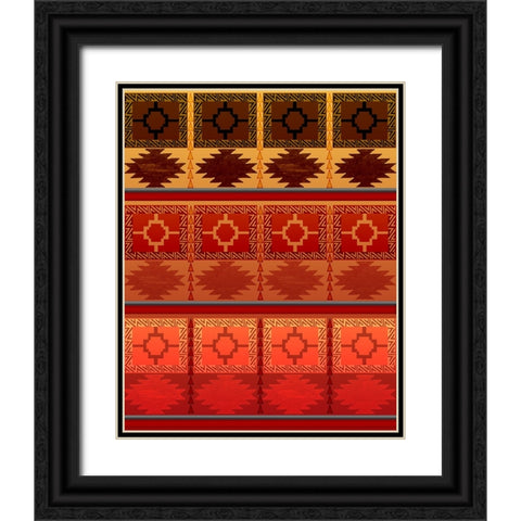 SouthWestStyle 1 Black Ornate Wood Framed Art Print with Double Matting by LightBoxJournal