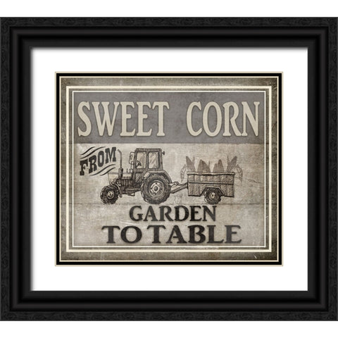 From Garden to Table Black Ornate Wood Framed Art Print with Double Matting by LightBoxJournal