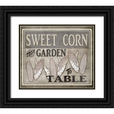 Garden to Table Black Ornate Wood Framed Art Print with Double Matting by LightBoxJournal
