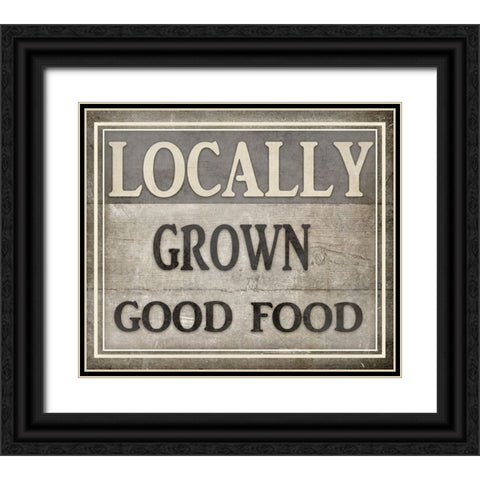 Locally Grown Black Ornate Wood Framed Art Print with Double Matting by LightBoxJournal