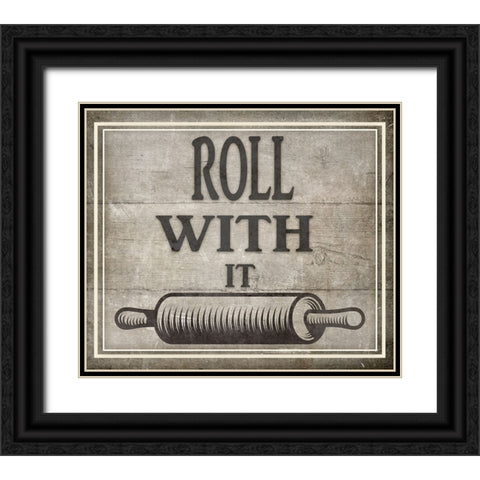 Roll With It BK Black Ornate Wood Framed Art Print with Double Matting by LightBoxJournal